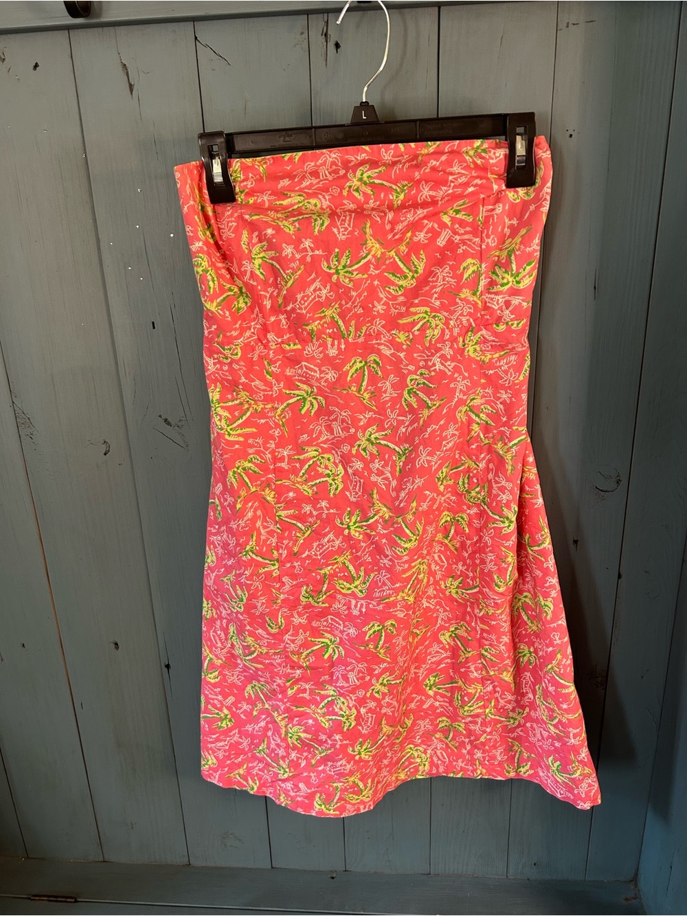Lilly Pulitzer Pink Tropical Strapless Sundress | Size 12 - Vintage 1990’s - Picture 5 of 13